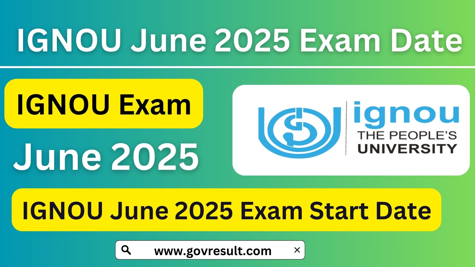 IGNOU June 2025 Exam Date: Complete Information & Important Links