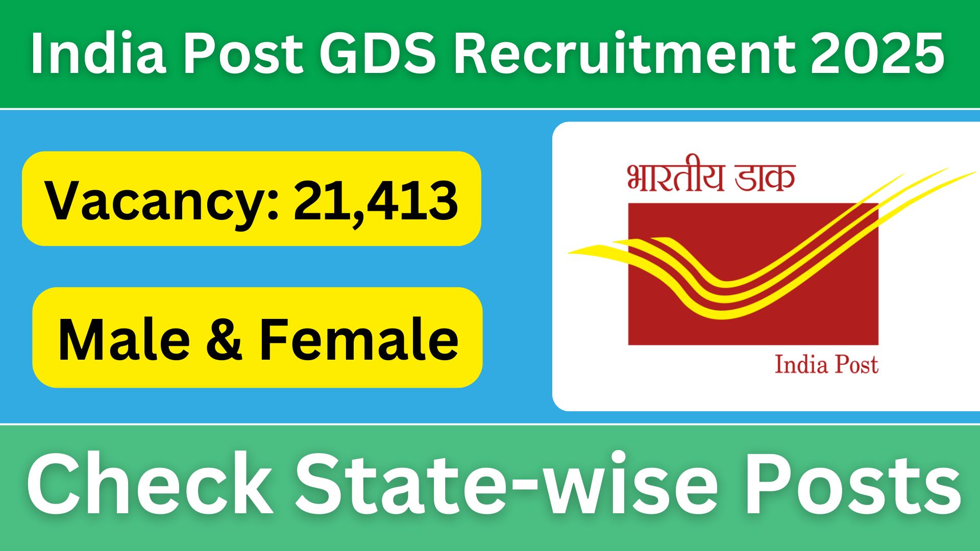 India Post GDS Recruitment 2025: Apply Online for 21,413 Vacancies